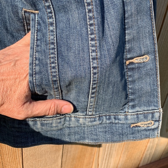 Levi’s blue Jean trucker jacket large - Picture 9 of 12